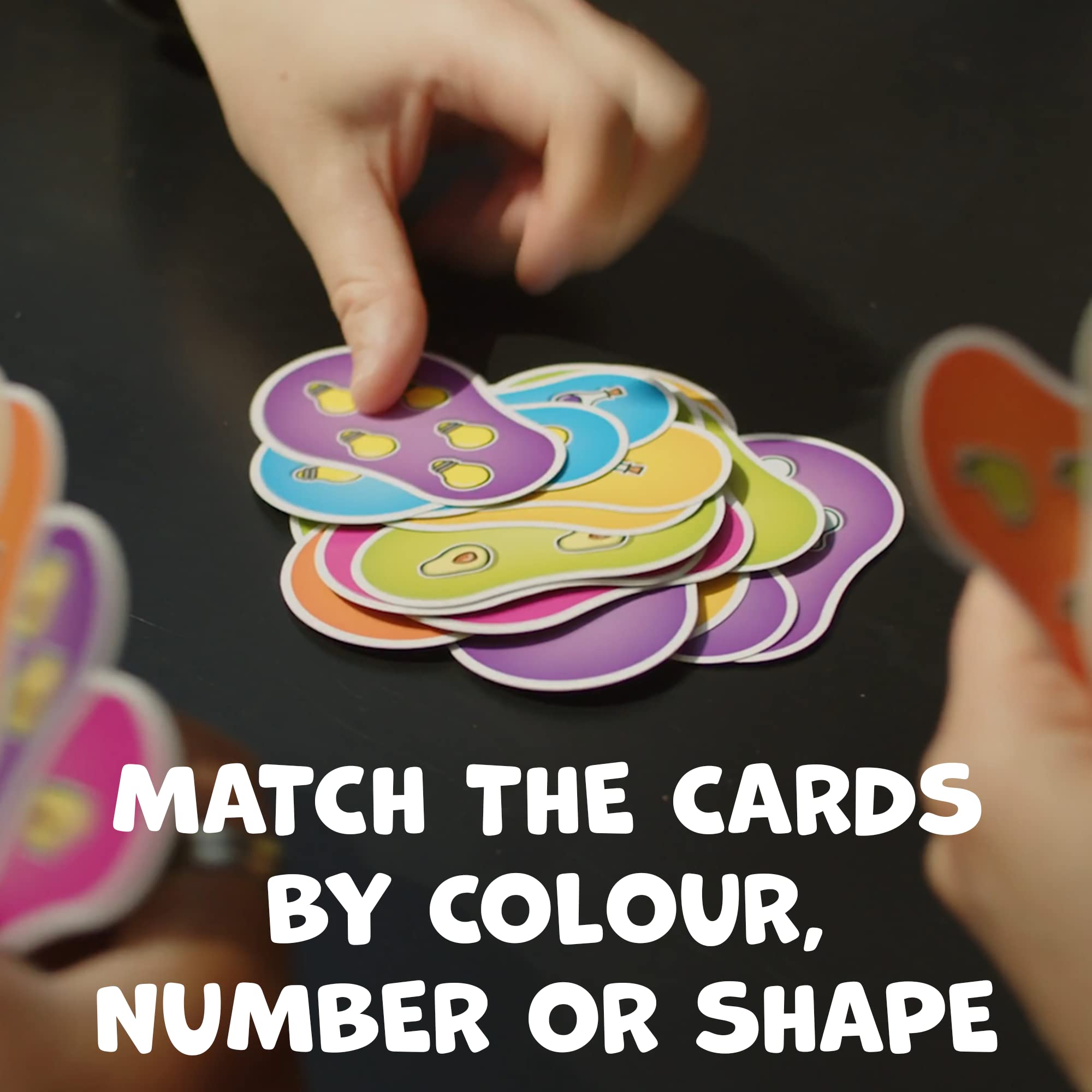 Blue Orange Games Pear Shaped Card Game - Family or Adult Speed Matching Party Game for 1 to 8 Players. Recommended for Ages 7 & Up. - Image 4