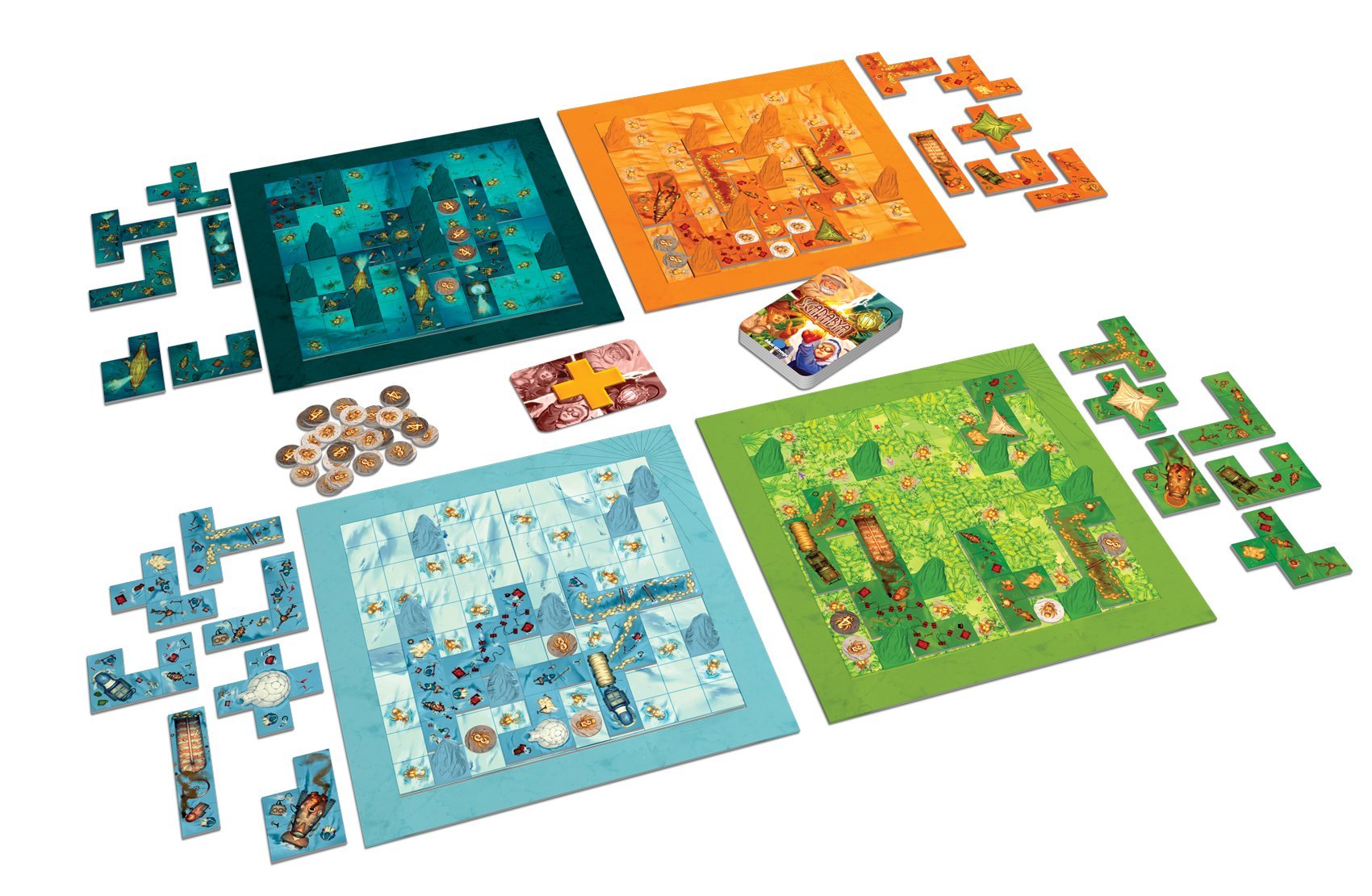 BLUE ORANGE Games Scarabya Strategy Board Game - Image 3