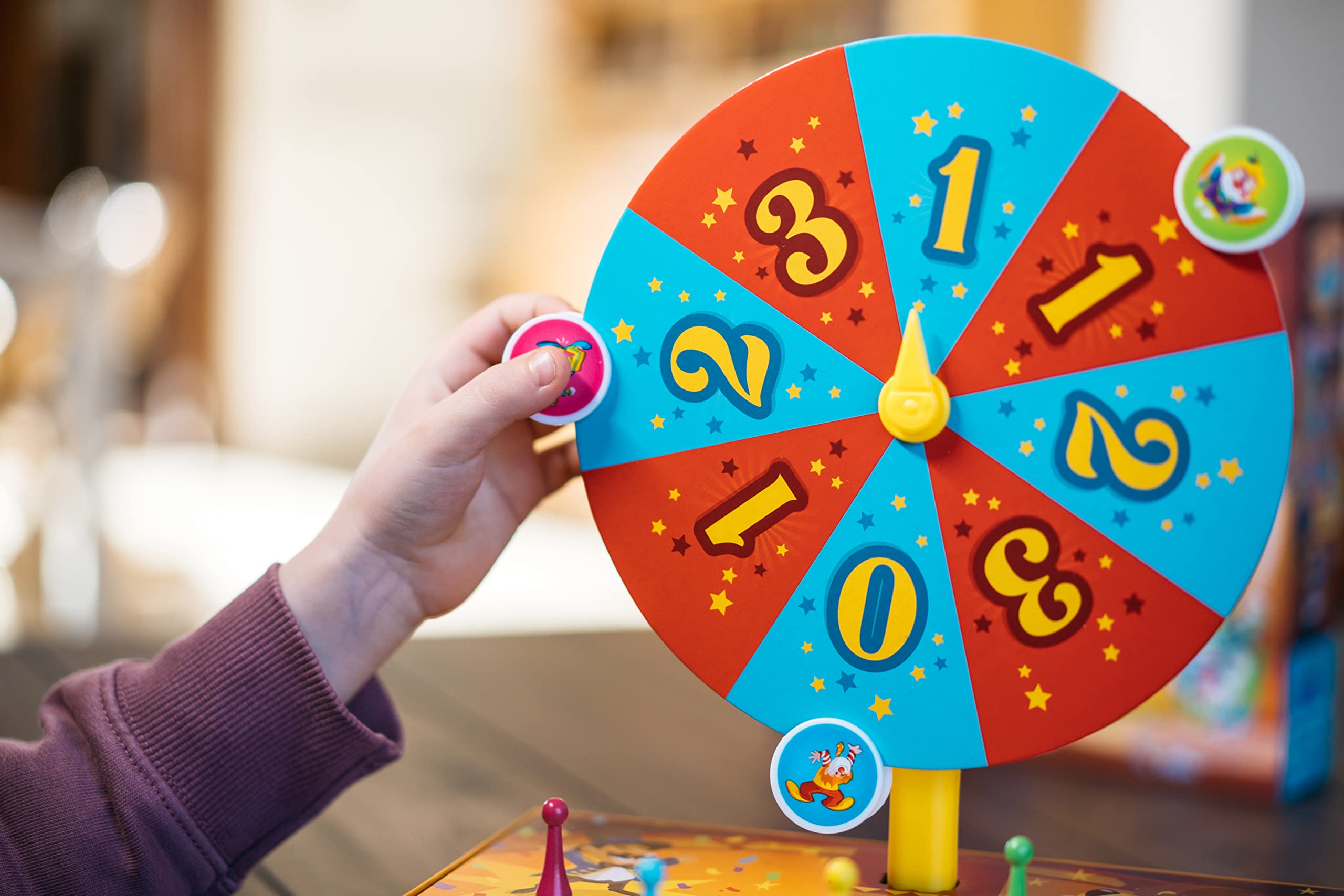 Spin Circus Fun Spin and Move Dice Kids Board Game – Kids and Family Friendly Educational Game by Blue Orange Games - 2 to 5 Players for Ages 4+ - Image 3